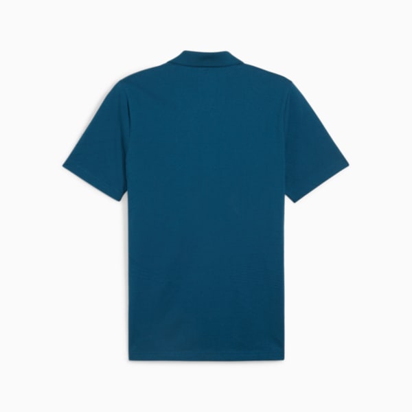 Mercedes-AMG Petronas Motorsport Jacquard Men's Polo, Ocean Tropic, extralarge-IND