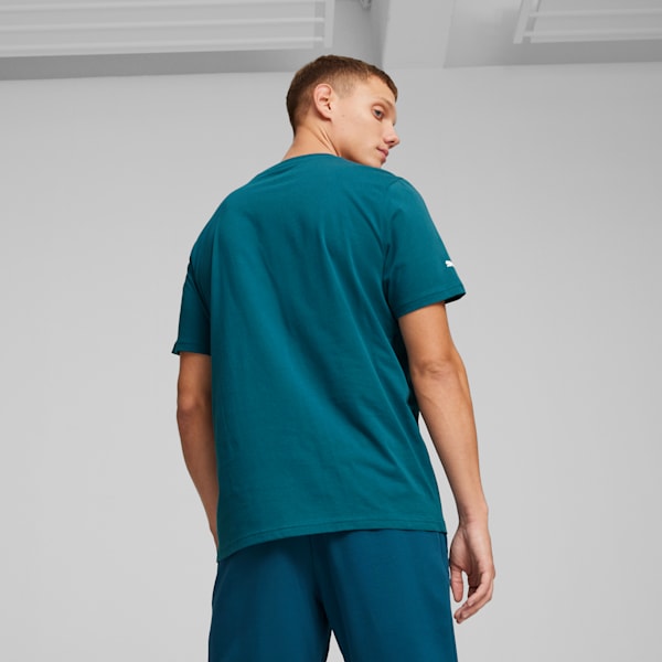 Mercedes-AMG Petronas Motorsport Men's Graphic T-shirt, Ocean Tropic, extralarge-IND