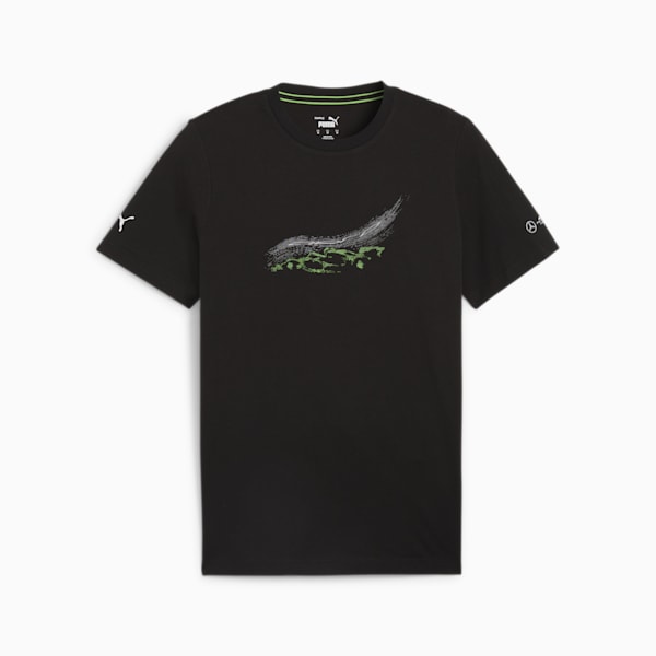 Mercedes-AMG Petronas Motorsport Car Graphic Men's T-shirt, PUMA Black, extralarge-IND