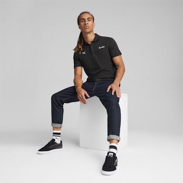 Mercedes-AMG Petronas Motorsport Men's Polo, PUMA Black, extralarge-IND