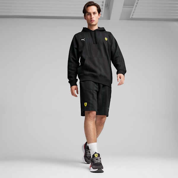 Scuderia Ferrari Race Men's Motorsport Hoodie, PUMA Black, extralarge