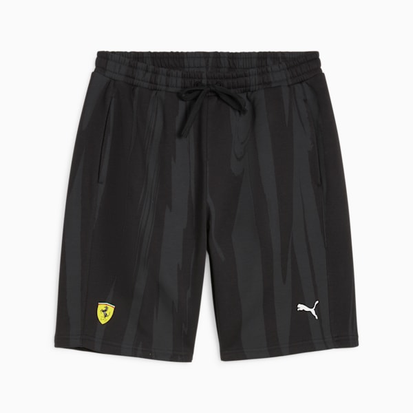 Short en molleton à motif intégral Scuderia Ferrari Race, homme, PUMA Black, extralarge