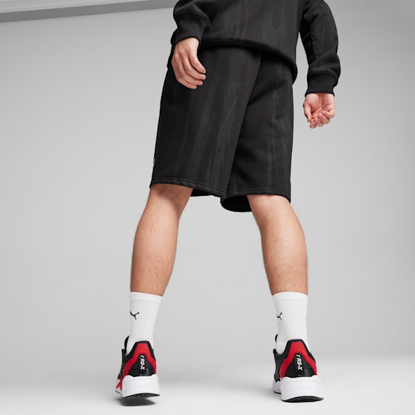 Short en molleton à motif intégral Scuderia Ferrari Race, homme, PUMA Black, extralarge