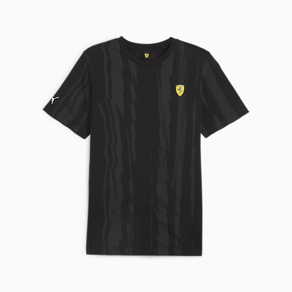 Scuderia Ferrari Race Men's Printed Relaxed Fit Tee, PUMA Black, extralarge-IND