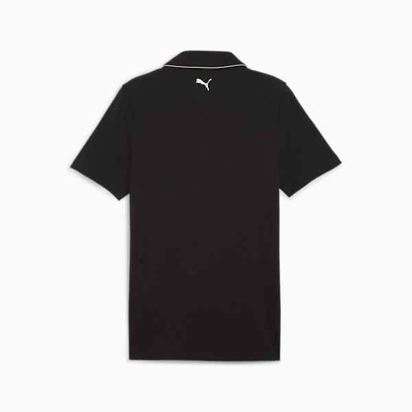 Playera tipo polo para hombre Scuderia Ferrari Motorsport, PUMA Black, extralarge
