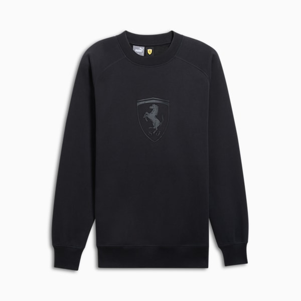 Sweat à col rond et logo Scuderia Ferrari Homme, PUMA Black, extralarge