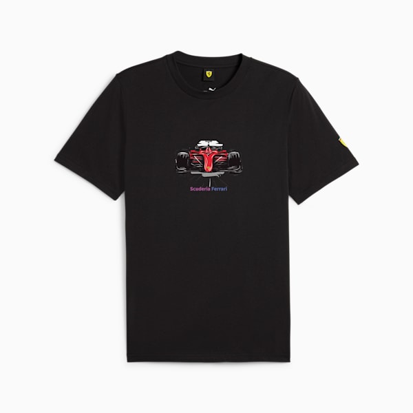 Playera estampada para hombre Scuderia Ferrari Motorsport Race, PUMA Black, extralarge