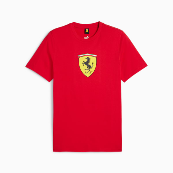 Scuderia Ferrari Race Men's Motorsport Tee, Rosso Corsa, extralarge-AUS
