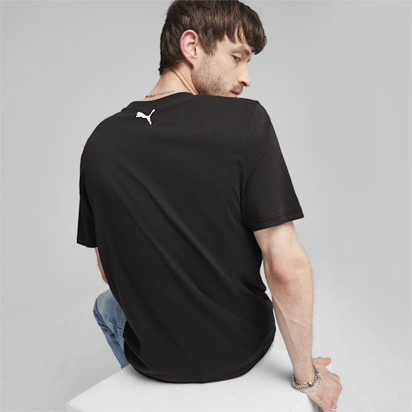 メンズ フェラーリ ビッグ シールド トーナル Tシャツ, PUMA Black, extralarge-JPN