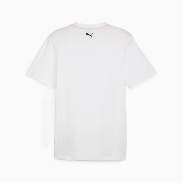 Scuderia Ferrari Race Big Shield Men's Motorsport Tonal Tee, PUMA White, extralarge