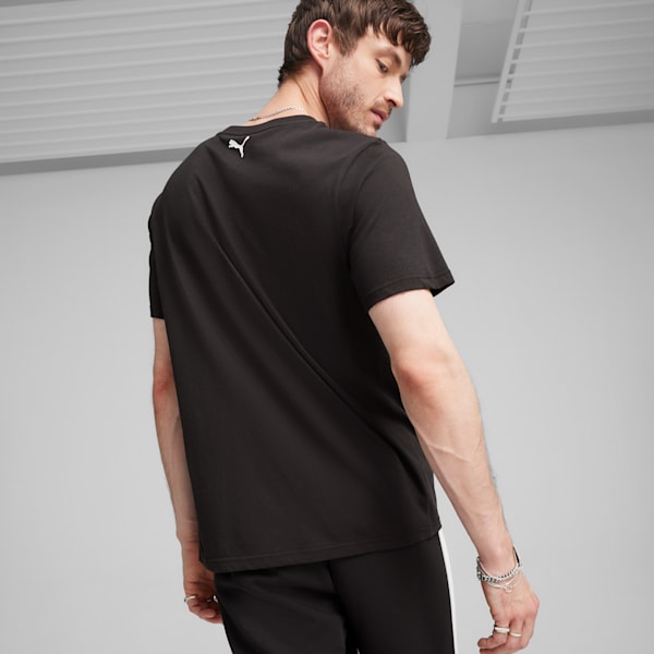 Scuderia Ferrari Race Big Shield Men's Motorsport Heritage Tee, PUMA Black, extralarge