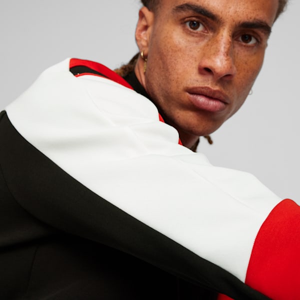 Scuderia Ferrari Race MT7 Men's Motorsport Track Jacket, PUMA Black, extralarge-IND