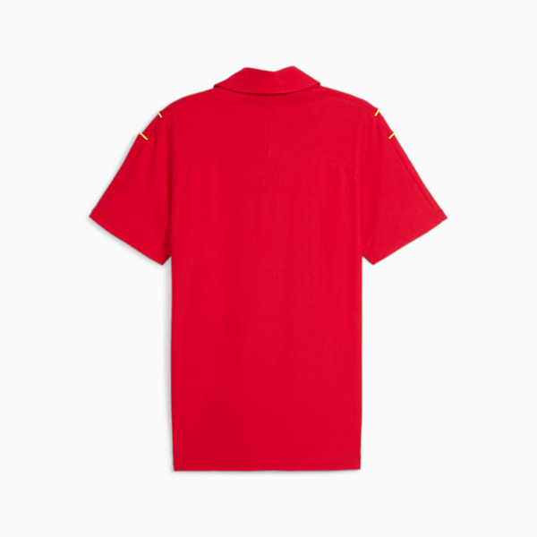 Scuderia Ferrari Race MT7 Men's Polo, Rosso Corsa, extralarge