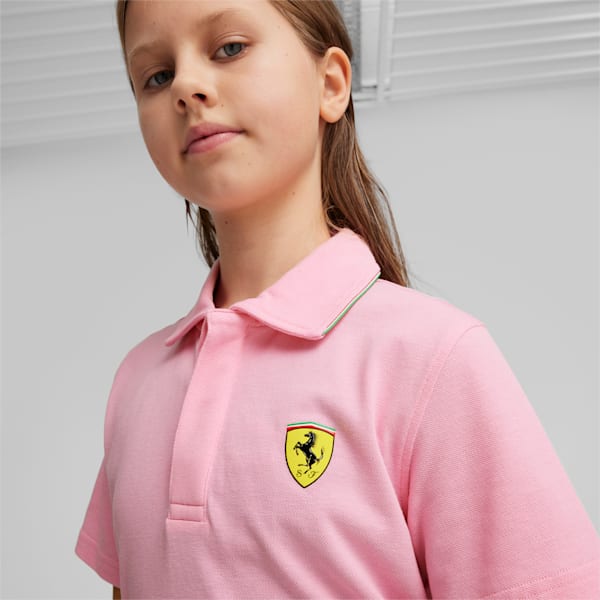 Scuderia Ferrari Race Youth Polo, Pink Lilac, extralarge-IND