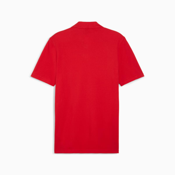 Playera tipo polo para hombre Scuderia Ferrari Style Motorsport, Rosso Corsa, extralarge