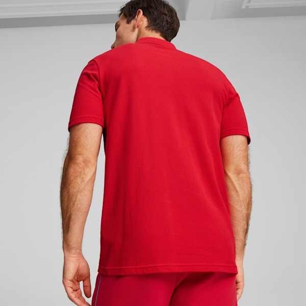 Playera tipo polo para hombre Scuderia Ferrari Style Motorsport, Rosso Corsa, extralarge