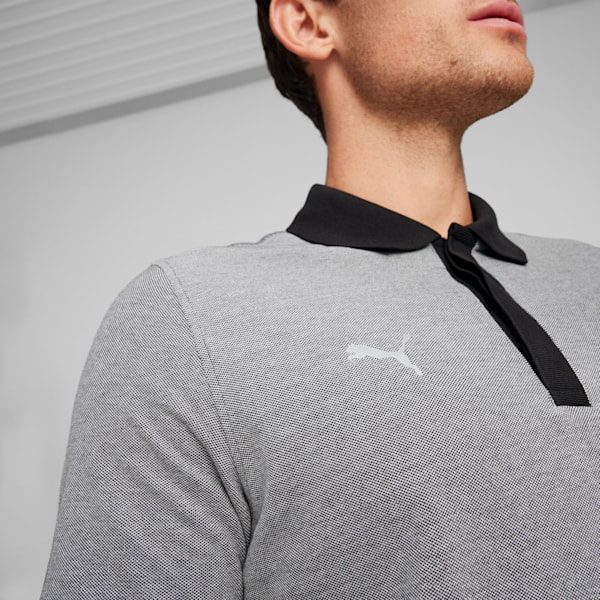 Scuderia Ferrari Style 2-Tone Men's Motorsport Polo, PUMA Black, extralarge-IND