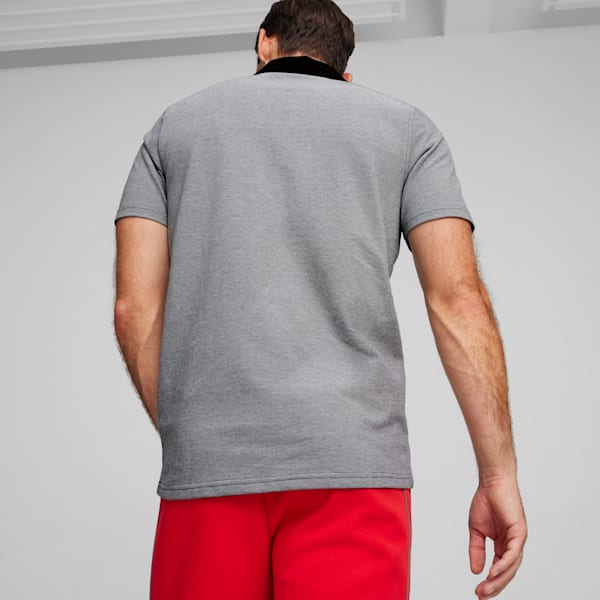 Scuderia Ferrari Style 2-Tone Men's Motorsport Polo, PUMA Black, extralarge-IND