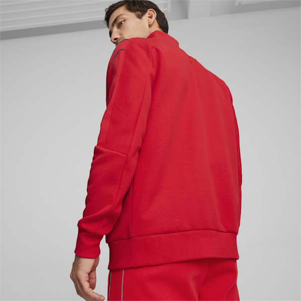 Scuderia Ferrari Men's Motorsport MT7 Jacket, Rosso Corsa, extralarge-IND