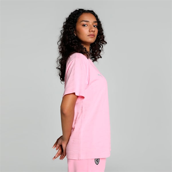 Scuderia Ferrari Style Women's Motorsport Tee, Pink Lilac, extralarge-IND