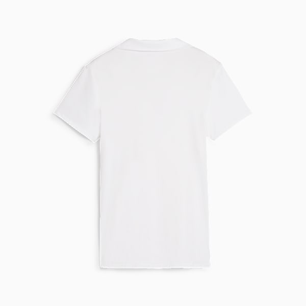 Cloudspun Piped Short Sleeved Women's Golf Polo, White Glow, extralarge