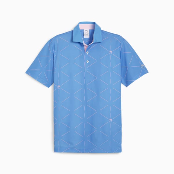 PUMA x ARNOLD PALMER Geo Men's Golf Polo, Blue Skies, extralarge