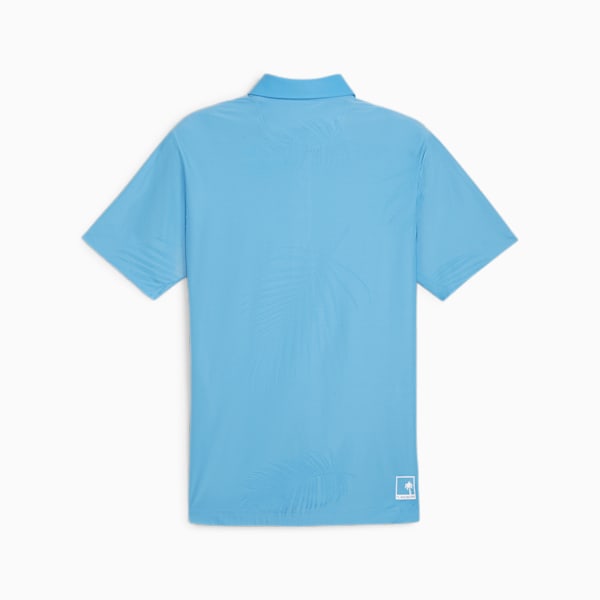 メンズ ゴルフ PUMA x PTC ジャカード 半袖 ポロシャツ, Regal Blue, extralarge-JPN