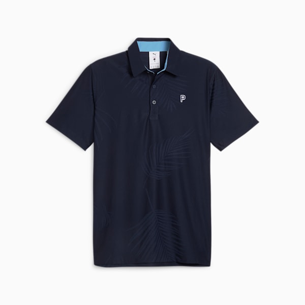 PUMA x PALM TREE CREW Men's Golf Polo, Deep Navy, extralarge
