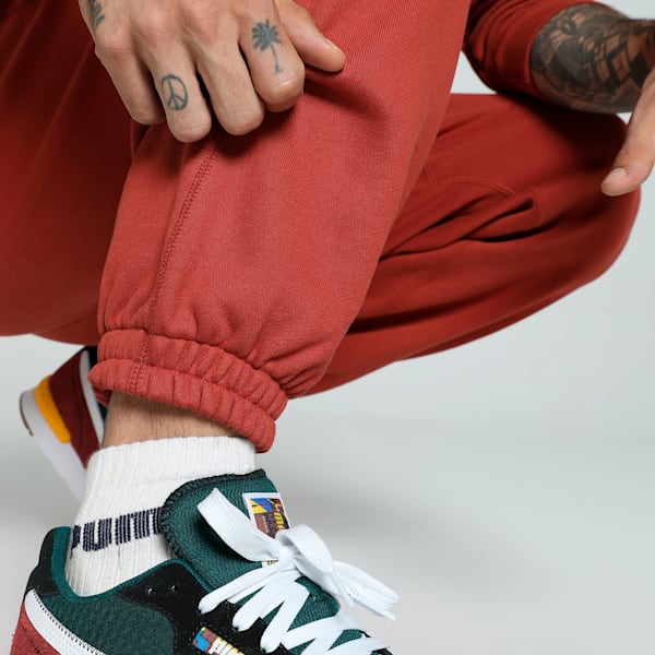 MMQ Men's Sweatpants, Mars Red, extralarge-IND