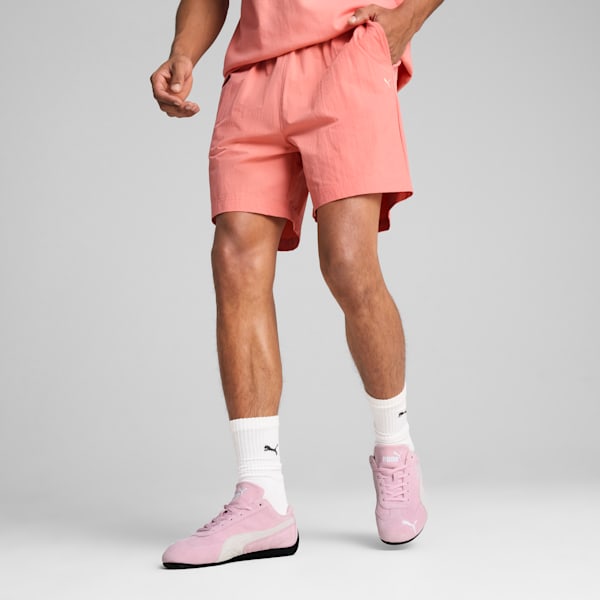 MMQ Men's Shorts, Hibiscus Flower, extralarge