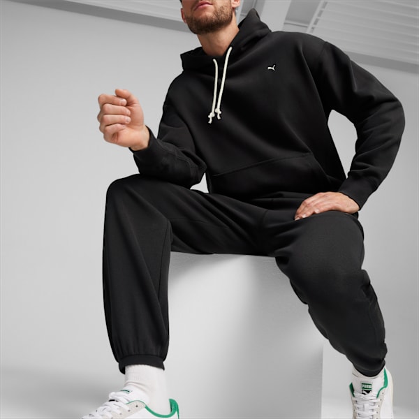 MMQ T7 Men's Relaxed Fit Track Pants, PUMA Black, extralarge-IND