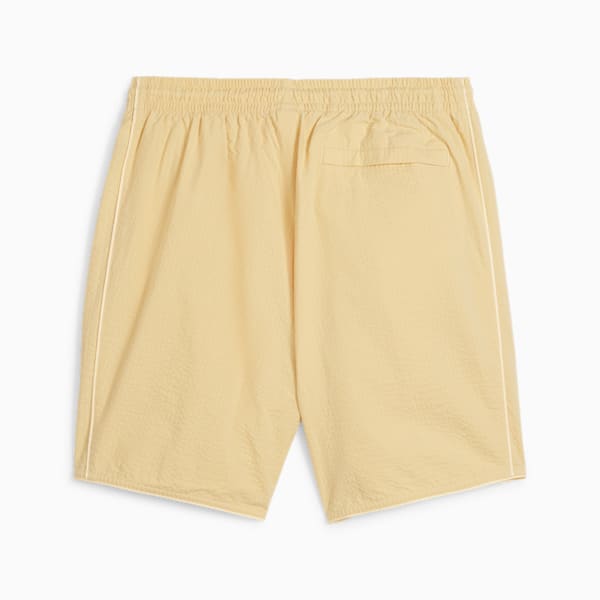 MMQ Men's Seersucker Shorts, Chamomile, extralarge-IND