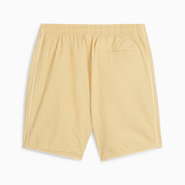 Pantalones cortos MMQ Seersucker para hombre, Chamomile, extralarge