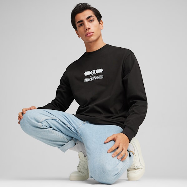 Camiseta de manga larga aerodinamica para hombre GRAPHICS PUMA
