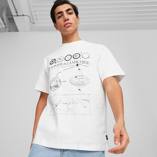 GRAPHICS L'Homme La Machine Men's Tee, PUMA White, extralarge