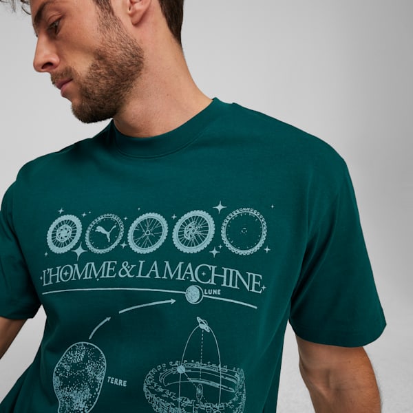 GRAPHICS Men's Relaxed Fit T-shirt, Malachite, extralarge-IND