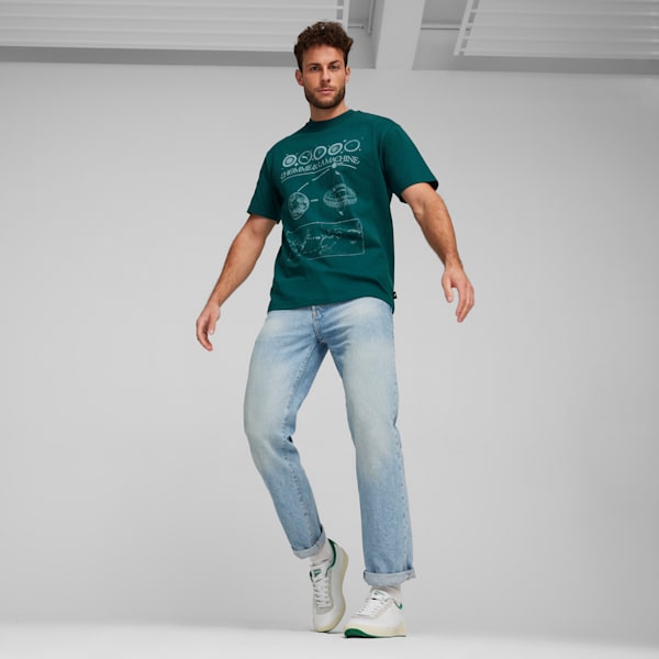 GRAPHICS Men's Relaxed Fit T-shirt, Malachite, extralarge-IND