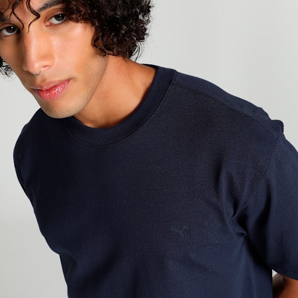 House of Graphics Men's Relaxed Fit T-shirt, PUMA Navy, extralarge-IND