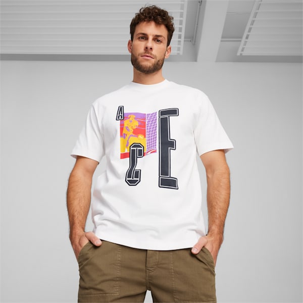 T-shirt House of Graphics Ace pour homme, PUMA White, extralarge
