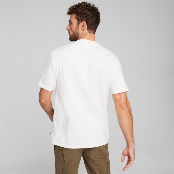 メンズ エース グラフィック 半袖 Tシャツ, PUMA White, extralarge-JPN