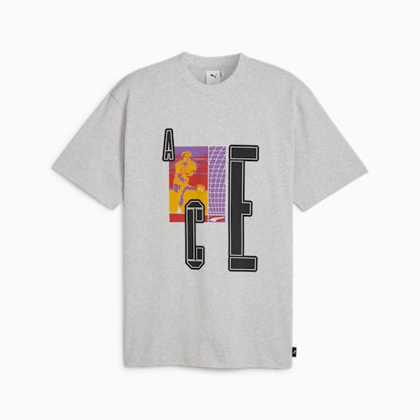 T-shirt House of Graphics Ace pour homme, Light Gray Heather, extralarge