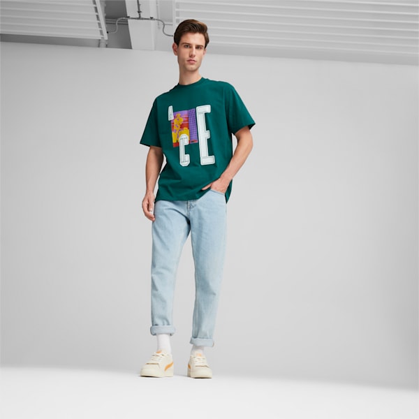 House of Graphics Ace Men's T-shirt, Malachite, extralarge-IND