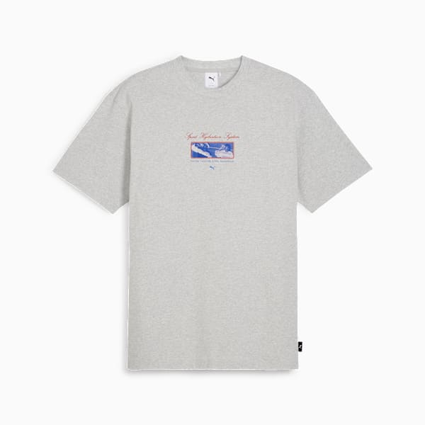 GRAPHICS HYDRATION Men's Relaxed Fit Tee, Light Gray Heather, extralarge-IND