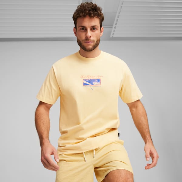 House of Graphics Hydration Men's Tee, Chamomile, extralarge