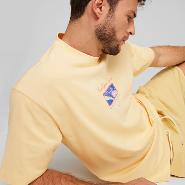 House of Graphics Hydration Men's Tee, Chamomile, extralarge