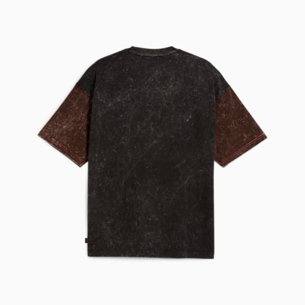 ユニセックス PUMA x PERKS AND MINI コントラスト 半袖 Tシャツ, PUMA Black, extralarge-AUS