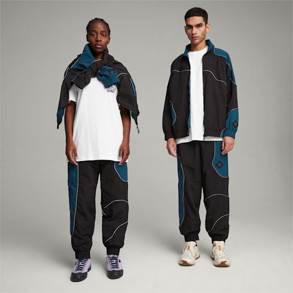 PUMA x PERKS AND MINI Unisex Track Pants, PUMA Black, extralarge-IND