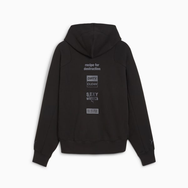 PUMA x PLEASURES Men's Hoodie, PUMA Black, extralarge