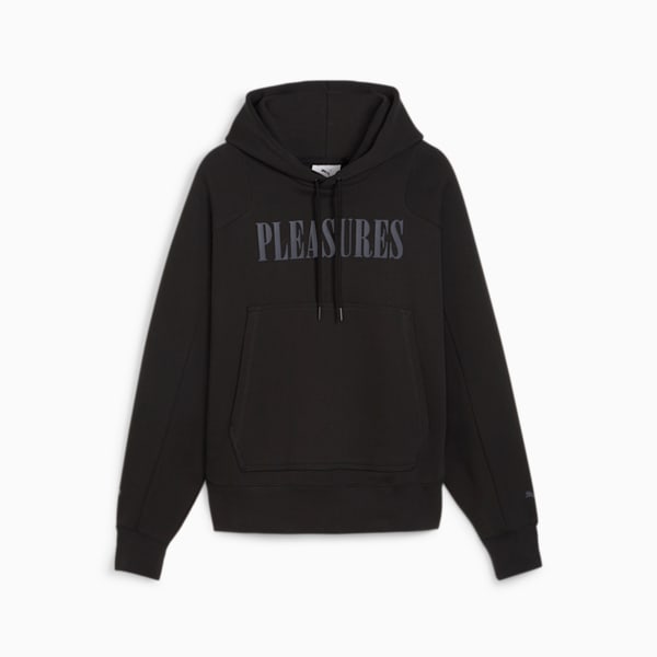 PUMA x PLEASURES Men's Hoodie, PUMA Black, extralarge-IND