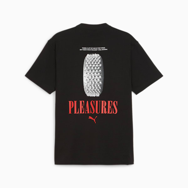 PUMA x PLEASURES Graphic Men's T-shirt, PUMA Black, extralarge-AUS